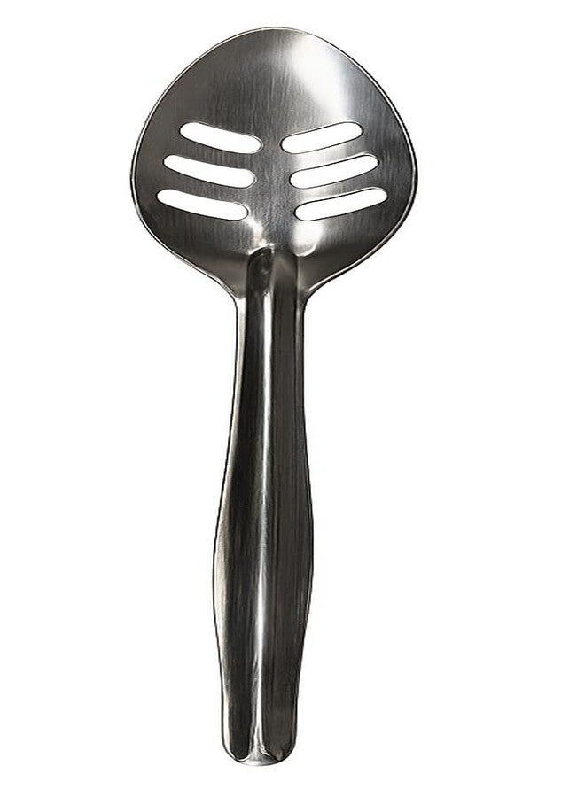 Dynore Stainless Steel 6 Pcs Small Slotted/Plating Pickle/Aachar Spoon - Image 2